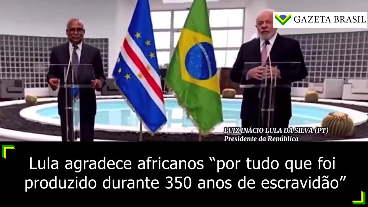 Lula agradece à África ‘por tudo que foi produzido durante 350 anos de escravidão’