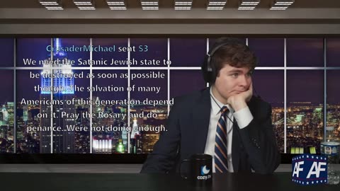 Nick Fuentes pumps the brakes on the destruction of Israel