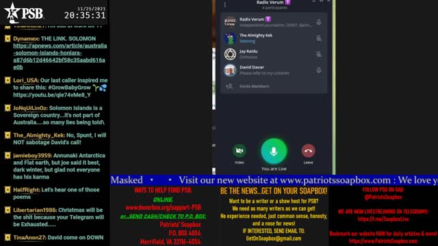 2021-11-25 19:00 EST - Digging Deeper: with Raddix, and DrunkPiñata