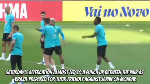 Richarlison vs Vinicius jr FIGHT at Brazil's Training?