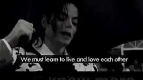 MJ’s speech about war