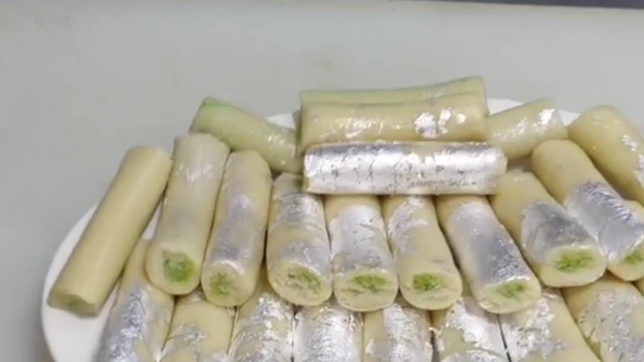 Kaju Pista Roll recipe