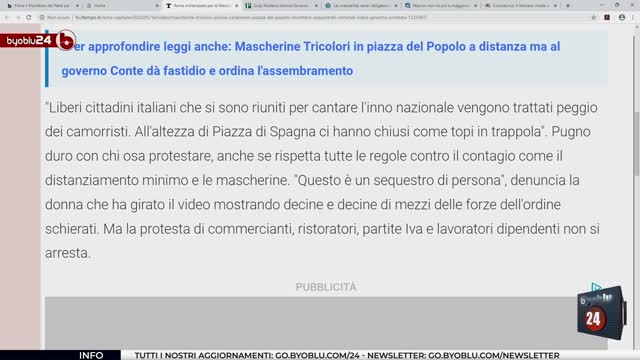 20-05-2020-NEANCHE PER I DELINQUENTI COME PER LE MASCHERINE#Byoblu24-censurato