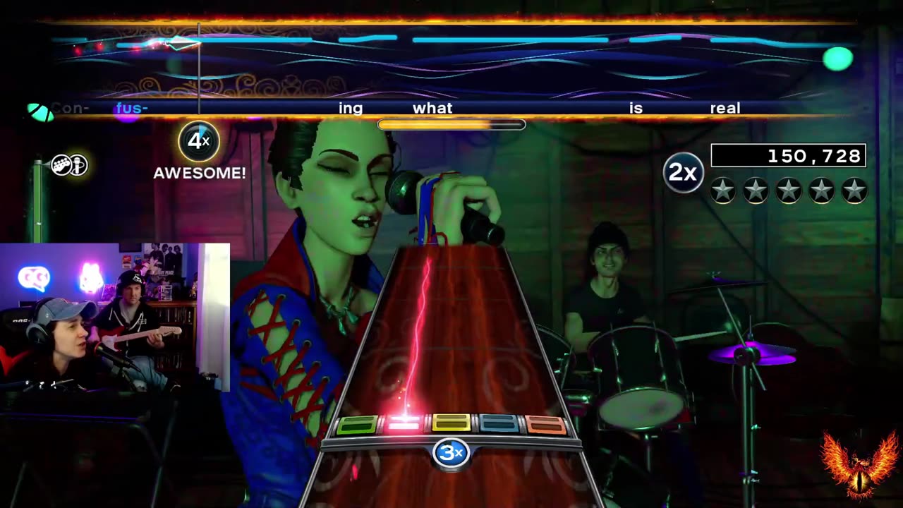 Linkin Park - Crawling - Rockband 4 Gameplay