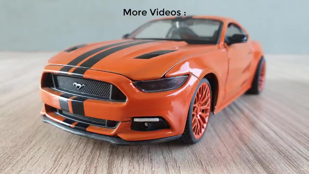 Restoration Ford mustang GT Muscle Abandoned Model Car --- AF invention