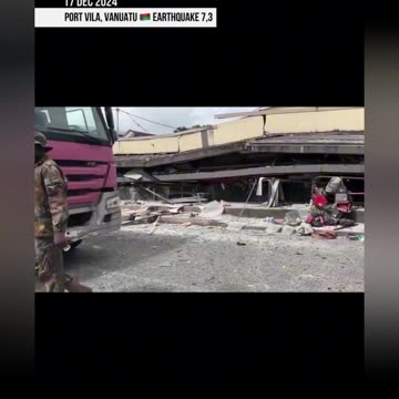 🇻🇺 Powerful Earthquake Near Efate Island, Vanuatu.