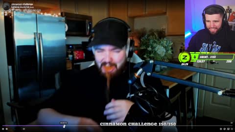 Randolph's FAILED Cinnamon Challenge Attempt