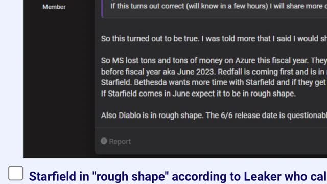 Starfield is gonna suck according to leaks