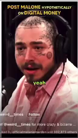 Is Post Malone onto something?