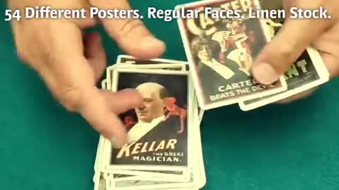 Vintage Magic Posters Deck from Paul Gordon Magic Trick