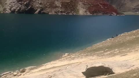 Natural lake in Pakistan