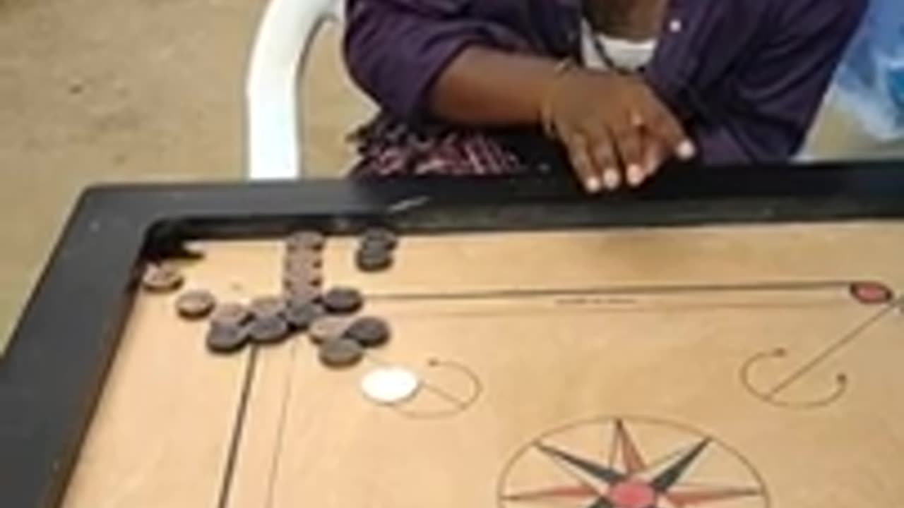 Carrom-Flying shot never seen before