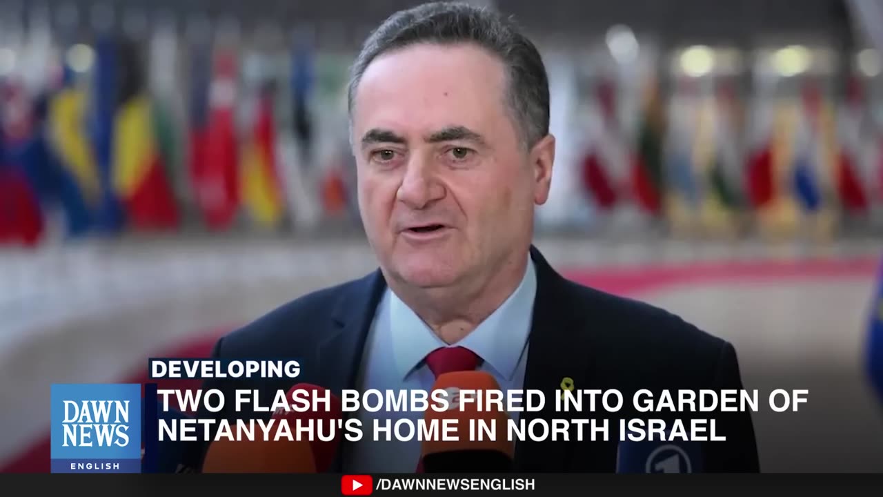 Two flash Bombs Fired Into Garden Of Netanyahu's Home In North Israel Caesarea