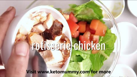 Keto Recipe - Honey Mustard Rotisserie Chicken Salad