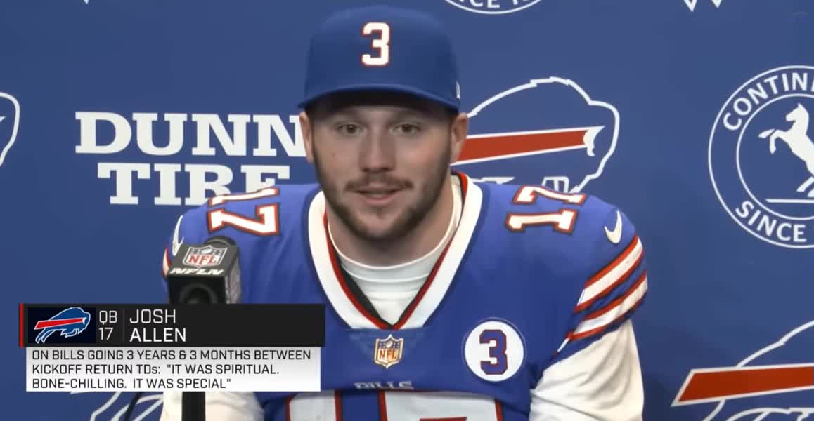 Josh Allen after Bills win