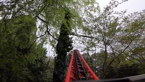 Magnum XL-300: POV (Backyard K'nex Rollercoaster)