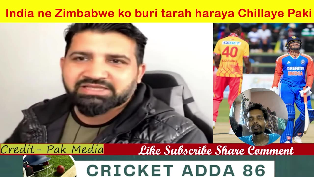 India ne Zimbabwe ko 2nd T20 mein buri tarah haraya Chillaye Paki