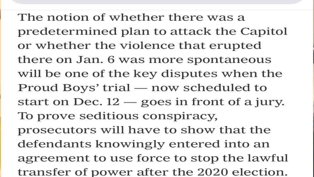 New York Times Admits That FBI Infiltrated Proud Boys on January 6th