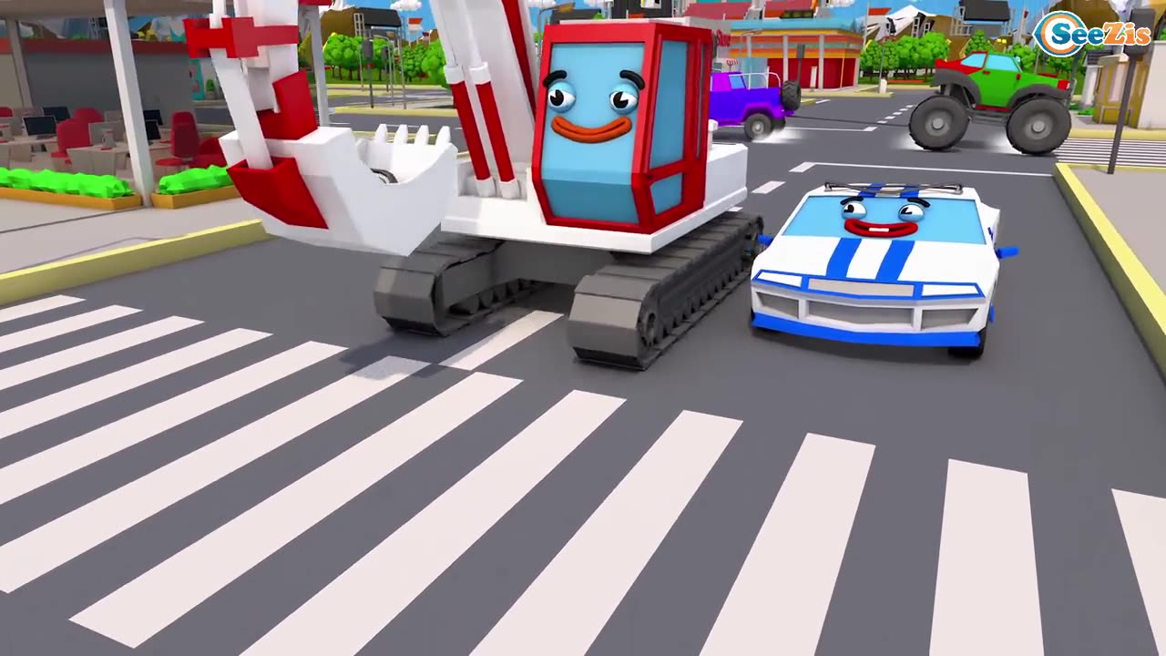 3D Car Stories for Kids, Like 'The Tractor and the Tree