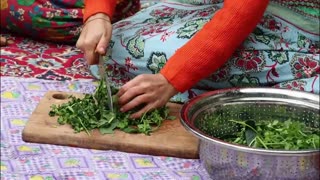 Cooking local breakfast with vegetable bread and kashil!