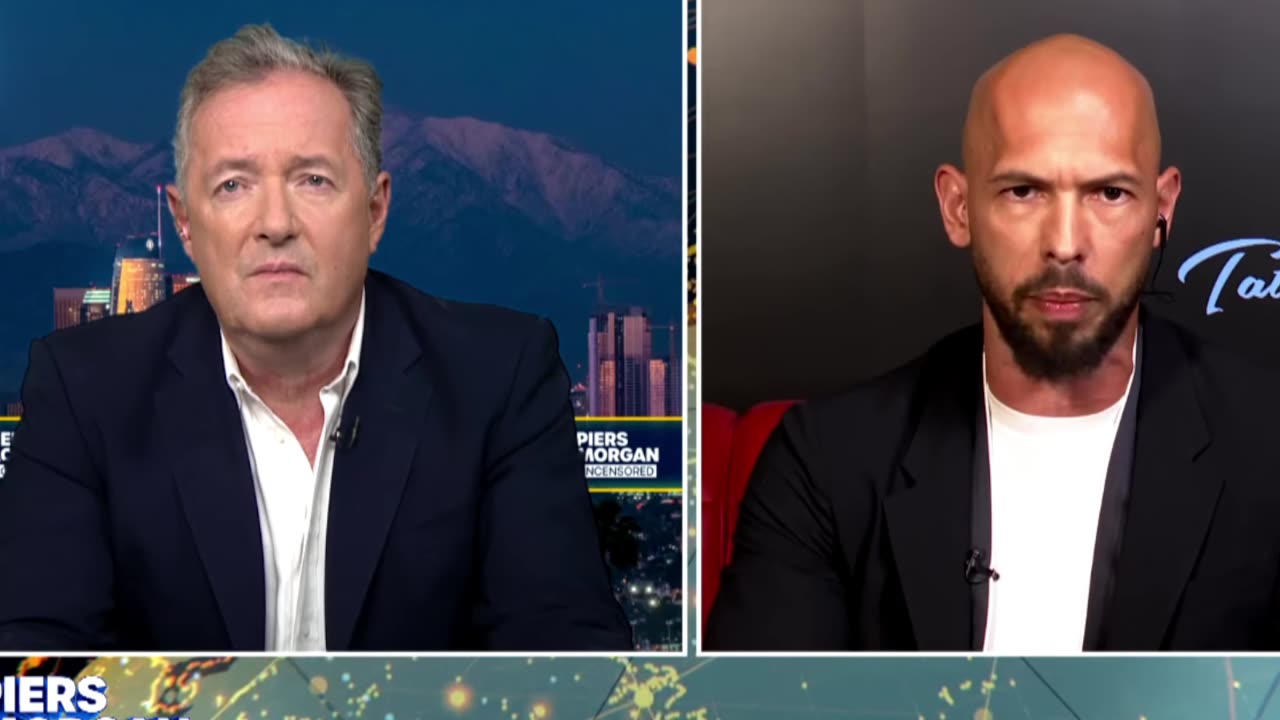 Andrew Tate defending the native 'far right' side of the argument. On Piers Morgan Uncensored 8/8/24