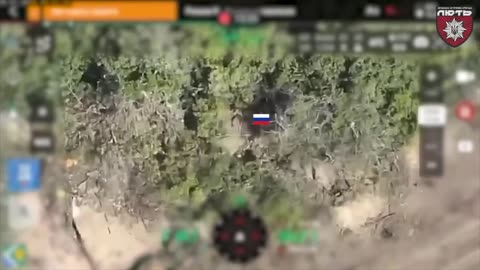 Ukrainian Machine Gunner Moving Through Russian Lines