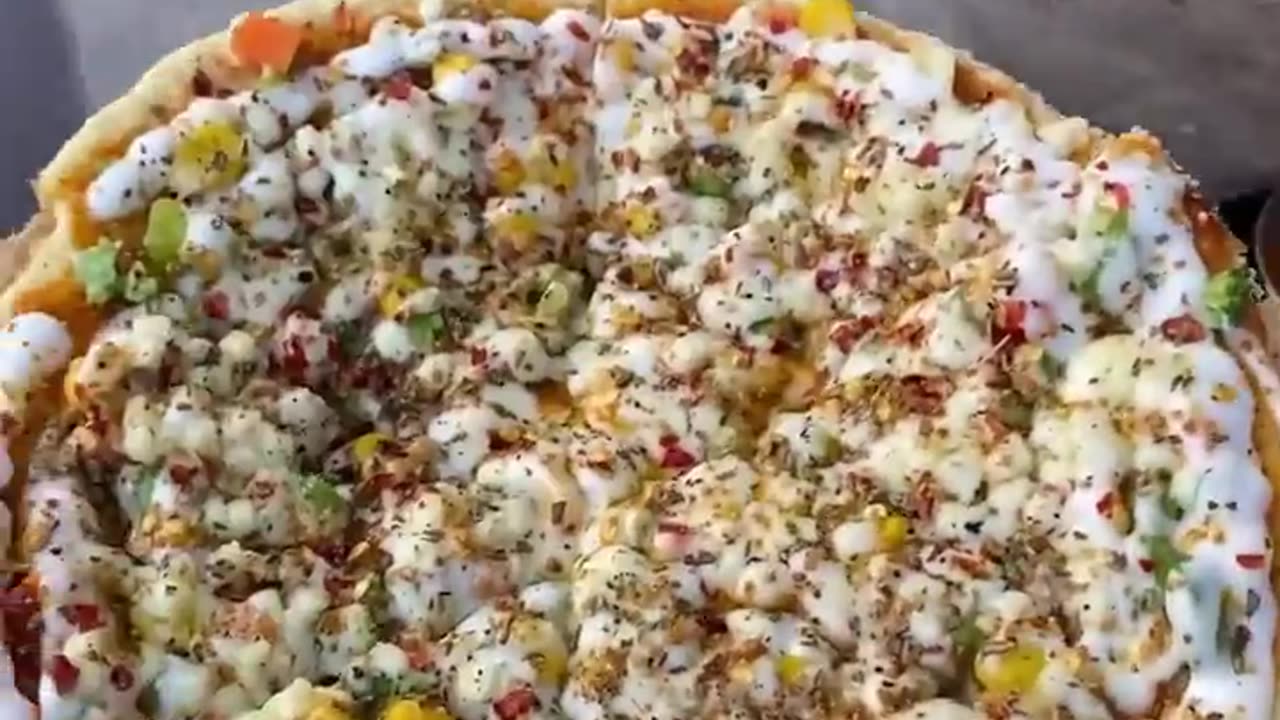 Indian street food desi style pizza recipe