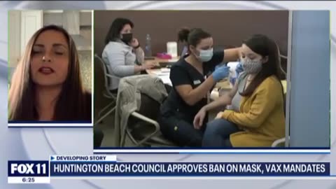 Huntington Beach(CA) City Council voted 4-3 to ban mask & vax mandates