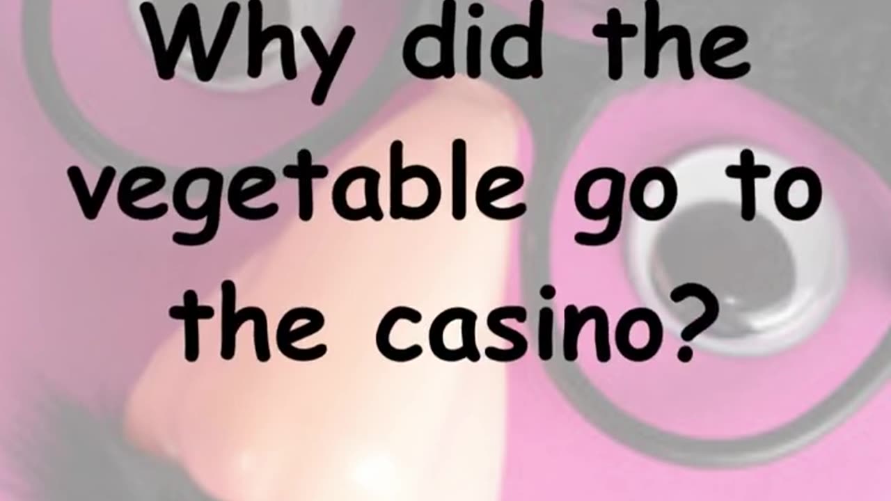 Why did the vegetable go to the casino? 🤣 | Funny | daily chuckles worldwide