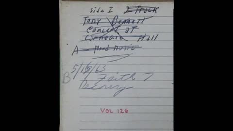 Non-WTFM (Vol 126 Side 1 TO BE EDITED) FM Radio – Lake Success LI – Late 1960s thru 1970s