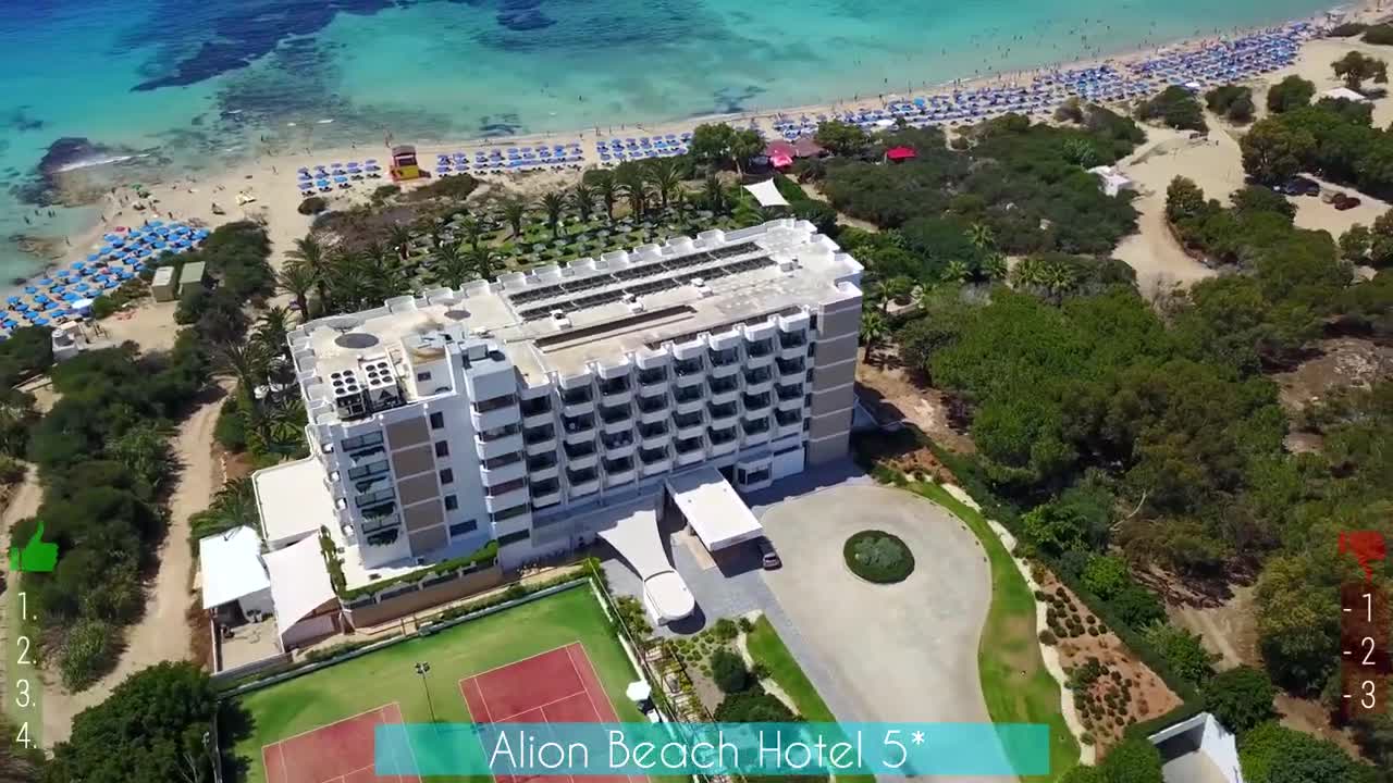 Alion Beach Hotel | Pros and Cons in 2 minutes | Ayia Napa Cyprus