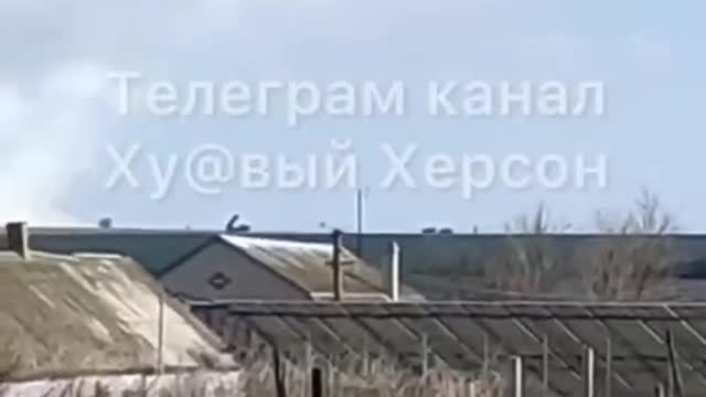 Powerful Russian MLRS "Smerch" or "Hurricane" hit the enemy from Kherson in the direction of Nikolaev