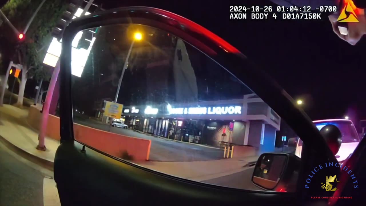 Burbank Cop Accidentally Shoot at Stolen Vehicle Suspect.