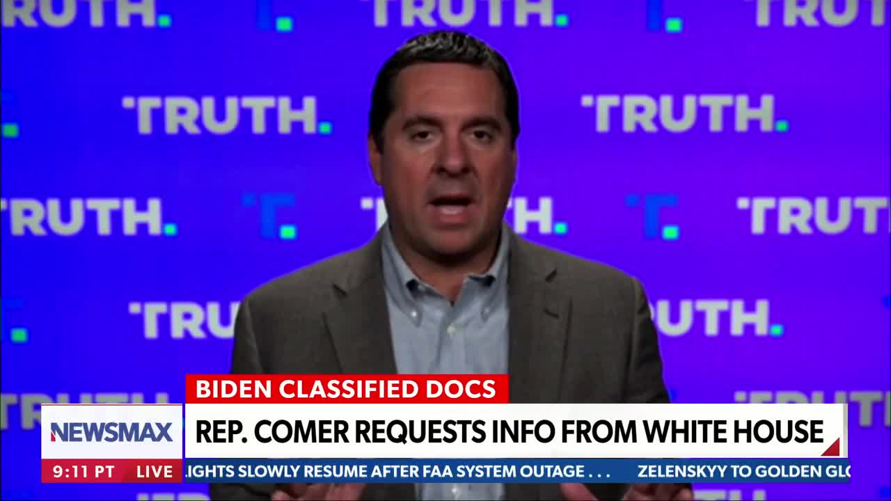 There are a lot of questions about the Biden documents: Devin Nunes