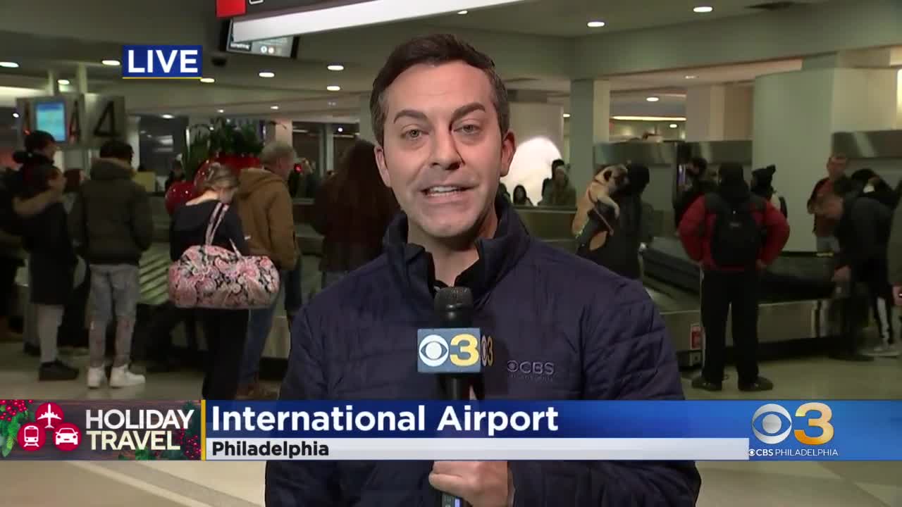 Winter storm causes travel headaches at Philadelphia International Airport