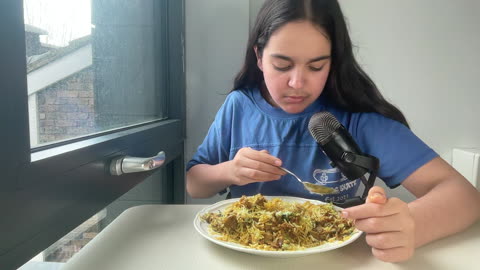 Chicken Biryani Mukbang | ASMR