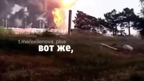 🤩🔥 The moment of epic explosion at the oil depot near Rostov!