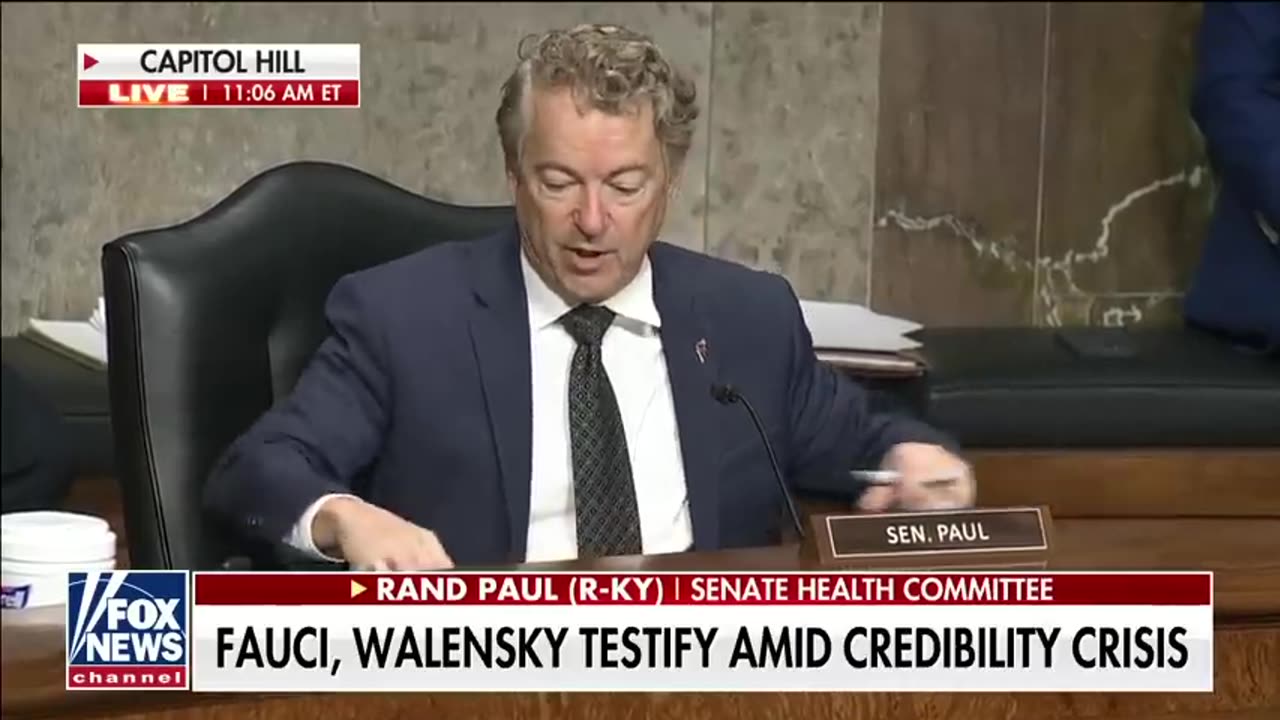 Rand Paul, Dr fauci trade below