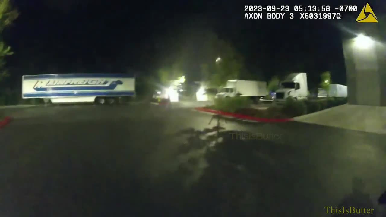 Sparks Fly as Officers Pursue Stolen Tukwila Police Car in Washington