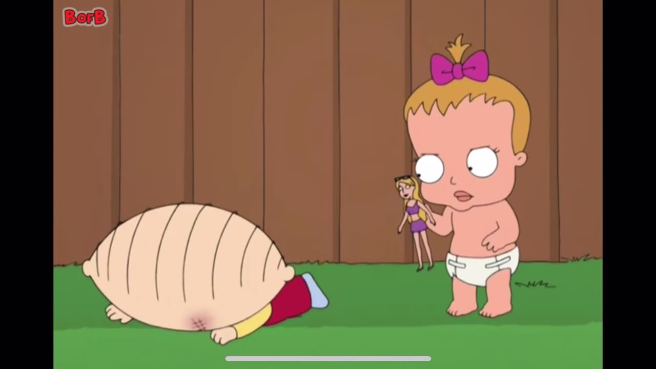 Family guy Stewie on steroids