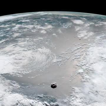 1/15/2022 Massive Underwater volcanic eruption sending a shockwave across South Pacific