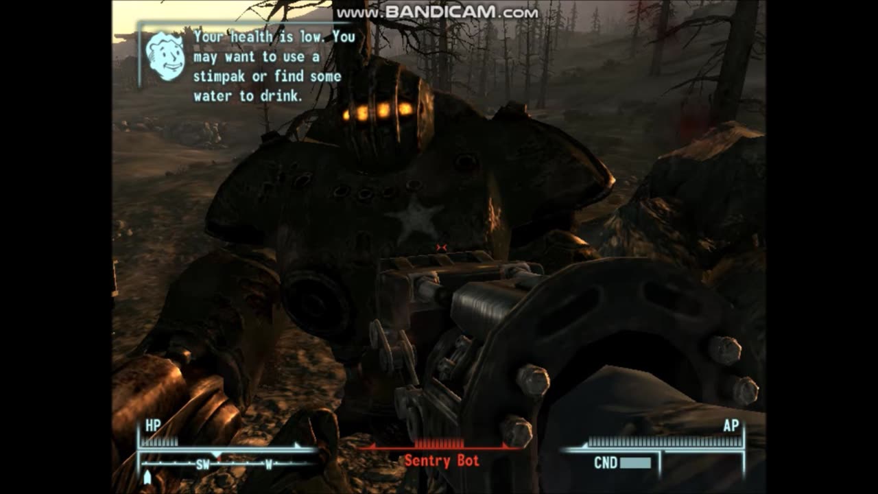 Sentry Bot Screenshot - Fallout 3 (2008)