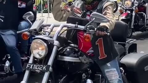 DPM Lawrence Wong rides with motorcycle convoy