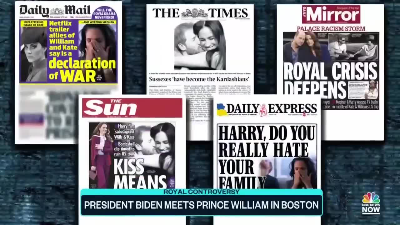 PRESIDENT BIDEN MEETS PRINCE WILLIAM IN BOSTON