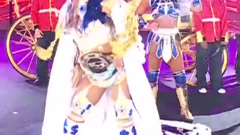 TBS Champion CEO with an entrance fit for a QUEEN!