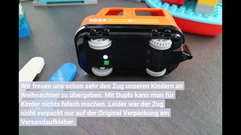 LEGO 10875 DUPLO Güterzug, „Push & Go“-Lok mit Lichtern und Geräuschen, Funktionssteinen