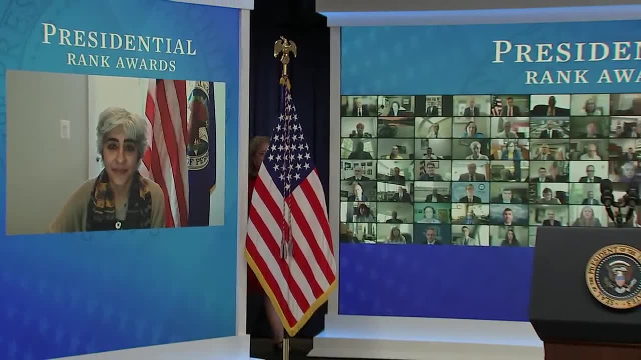 Biden presents the President Rank Awards