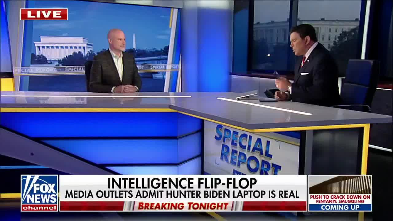 Bret Baier Grills Guest : That Hunter Biden Laptop Story Was Russian Disinformation