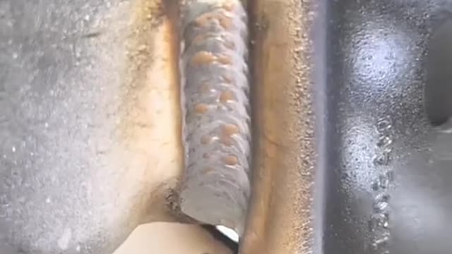 Steel plate welding repair tool welding