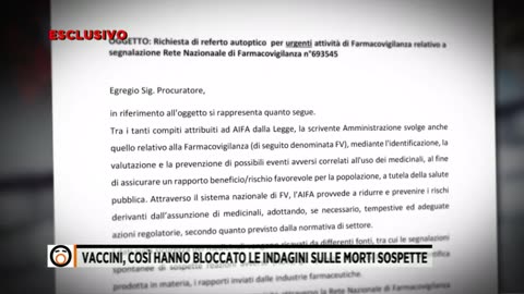 125 - 11 Aprile 2023 - Vaccini, così hanno bloccato le indagini sulle morti sospette